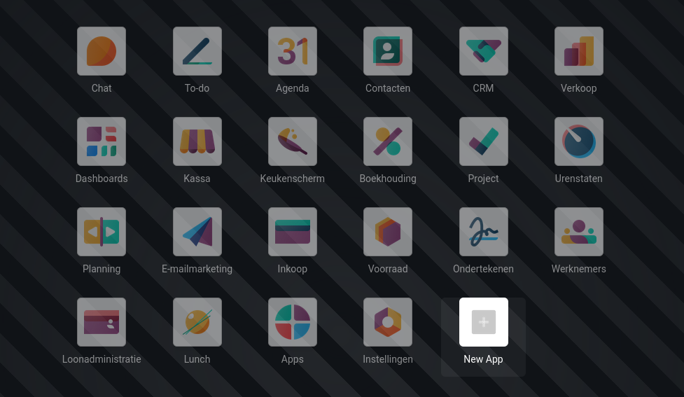 Bedrijfsapp maken met Odoo Studio