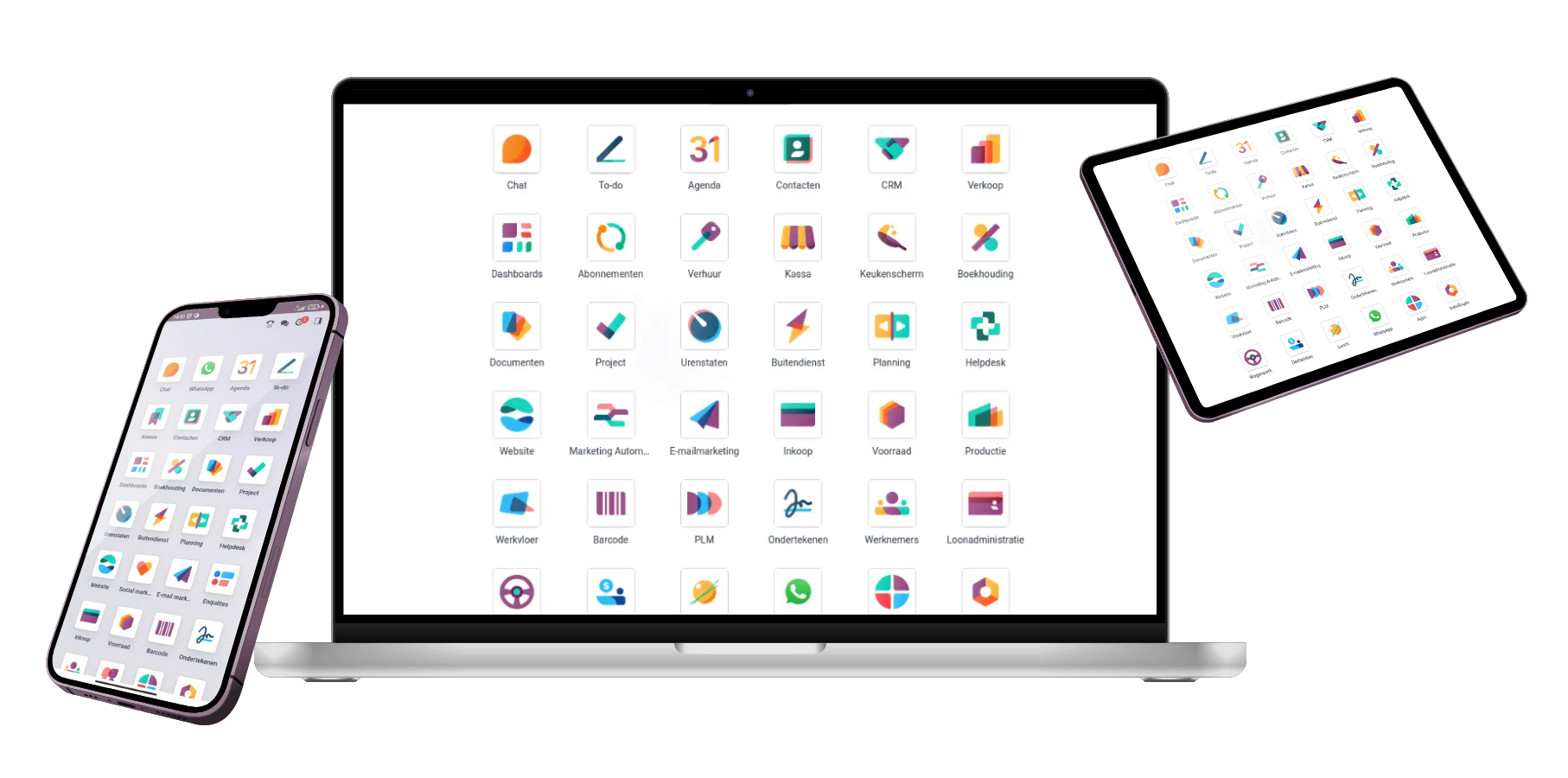 Start een Odoo proefversie