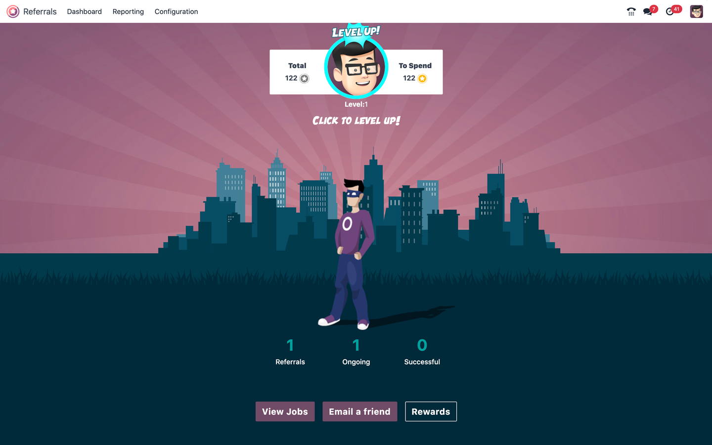 Start met werknemer aanbevelingen