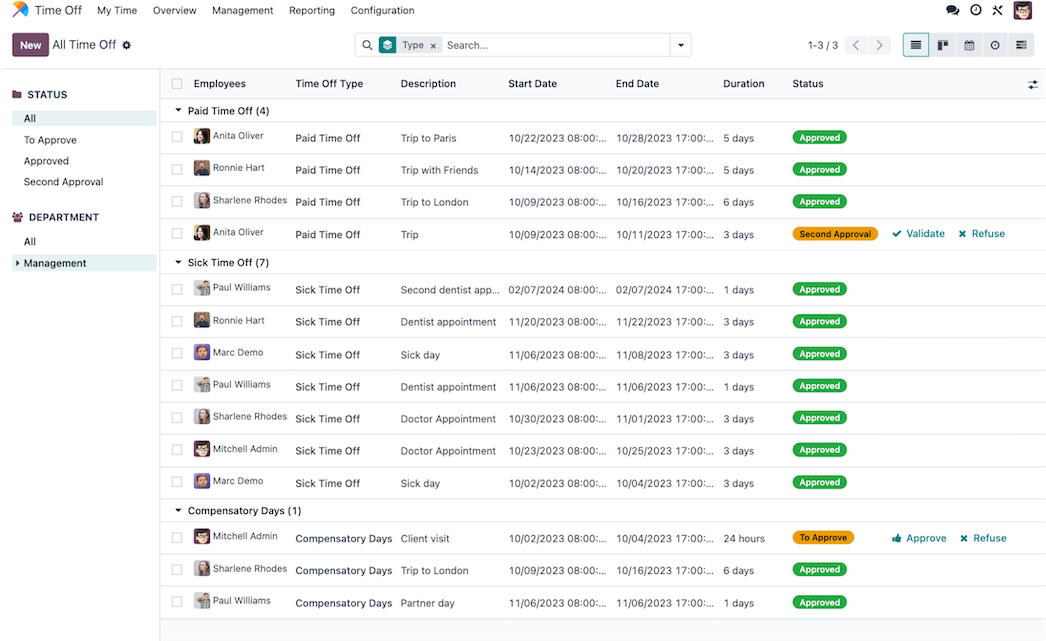 Start met verlof software