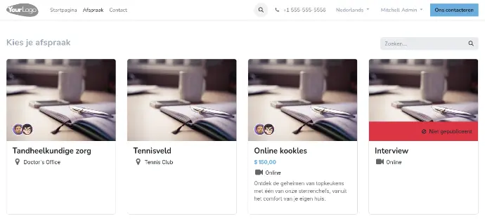 Start met online afspraken